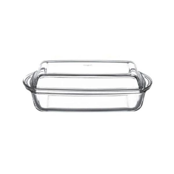 Pasabahce Borcam Rectangular Casserole w/Lid 2.7L at Napev GH