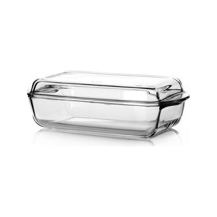 Pasabahce Borcam Rectangular Casserole w/Lid 2.7L at Napev GH