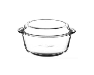 Pasabahce Borcam Round Casserole w/Lid 1.4L at Napev GH