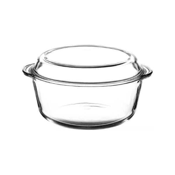 Pasabahce Borcam Round Casserole w/Lid 3.1L at Napev GH