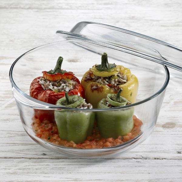 Pasabahce Borcam Round Casserole w/Lid 3.1L at Napev GH