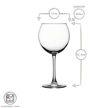 Pasabahce Enoteca Red Wine 655ml | Pack of 2 at Napev GH