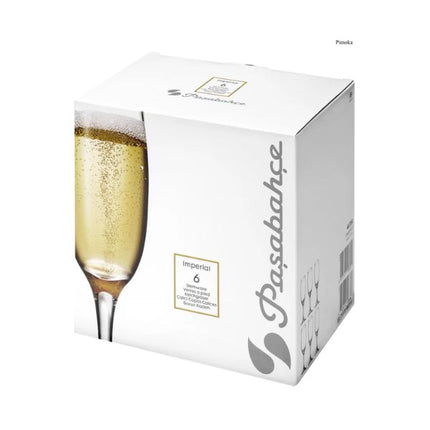 Pasabahce Imperial Champagne 210ml | Pack of 6 at Napev GH