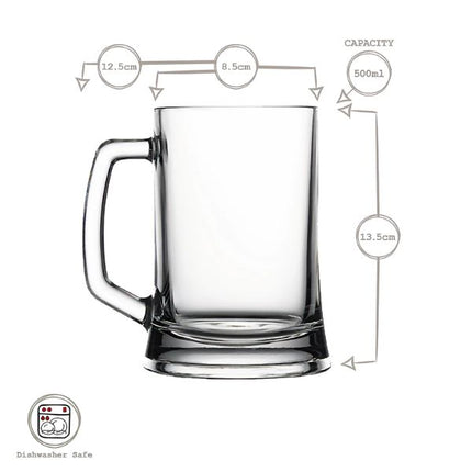 Pasabahce Pub Beer Mug 500ml | Pack of 2 at Napev GH