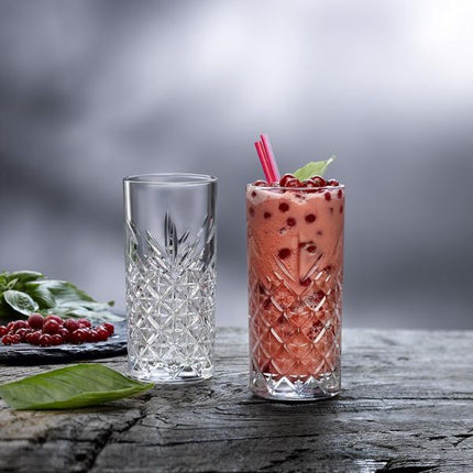 Pasabahce Timeless Long Drink 365ml | Pack Of 4 at Napev GH