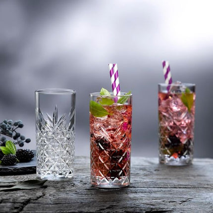 Pasabahce Timeless Long Drink 365ml | Pack Of 4 at Napev GH