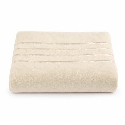 Premium Satin Bath Sheets Cream at Napev GH