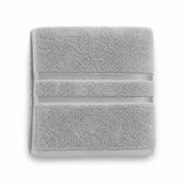 Premium Satin Hand Towel Silver at Napev GH