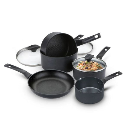 Prestige 9x Tougher Aluminium 5pcs Cookware Set at Napev GH