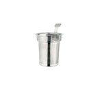 Metal cylindrical object on a white background