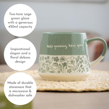 Price & Kensington Keep Growing Keep Going Mug 450ml at Napev GH