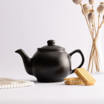 Price & Kensington Matt Black 2 Cup Teapot att Napev GH