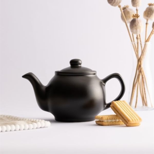 Price & Kensington Matt Black 2 Cup Teapot att Napev GH
