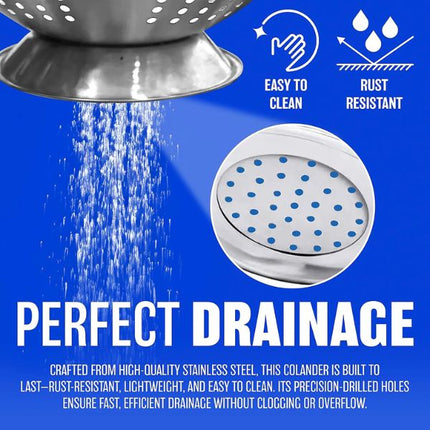 Prima Deep Colander 28cm at Napev GH