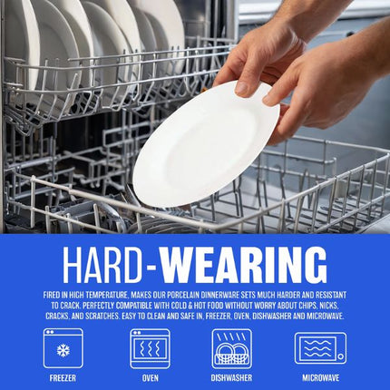 Prima Houseware Dinner Set White Colour 16 Piece at Napev GH