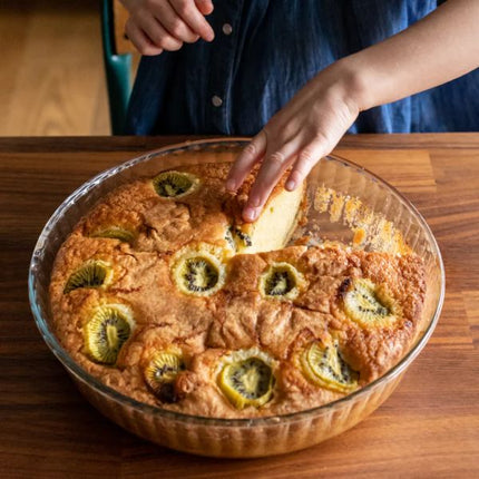 Pyrex Bake & Enjoy High Resistance Glass Fluted Flan Dish, 26cm at Napev GH