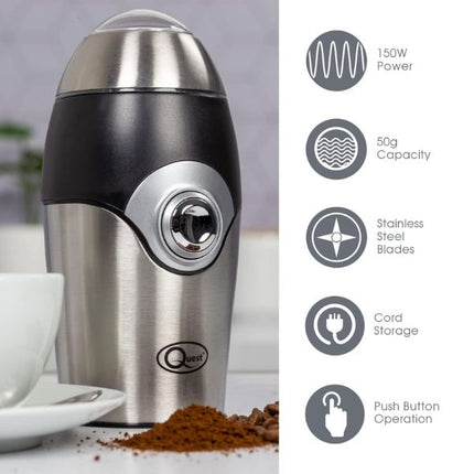 Quest 150W Electric Coffee Grinder 34160 at Napev GH