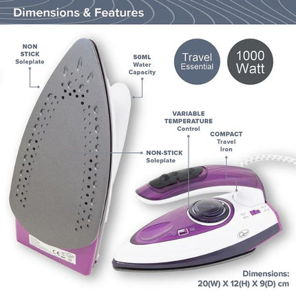 Quest 34030 Travel Steam Iron at Napev GH