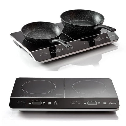Quest Digital Double Induction Hob & Hot Plate 35840 at Napev GH