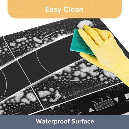 Quest Digital Double Induction Hob & Hot Plate 35840 at Napev GH