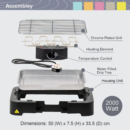 Quest Indoor Electric Barbecue Grill at Napev GH
