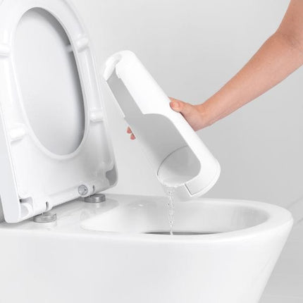 Brabantia ReNew Toilet Brush and Holder/WHITE at Napev GH