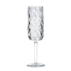 Rubikap Polycarbonate Exclusive Prisma Champagne Glass 180ml at Napev GH