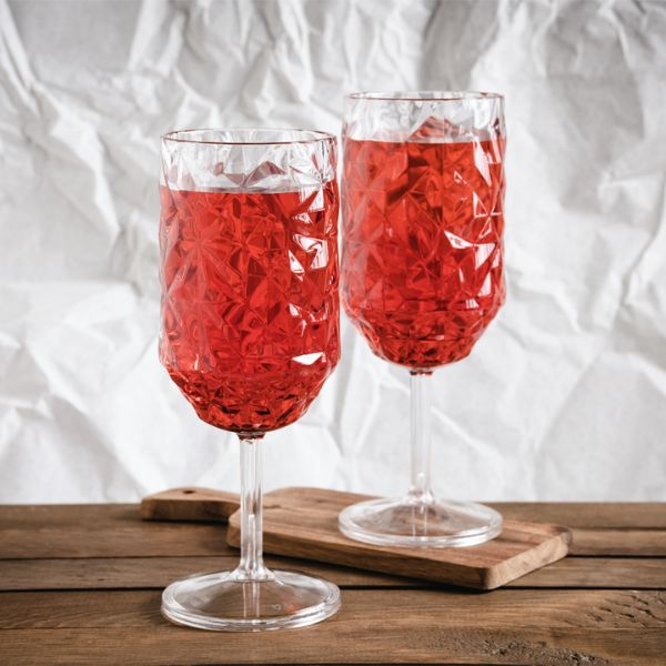 Rubikap Polycarbonate Exclusive Prisma Cocktail Goblet 280ml at Napev GH