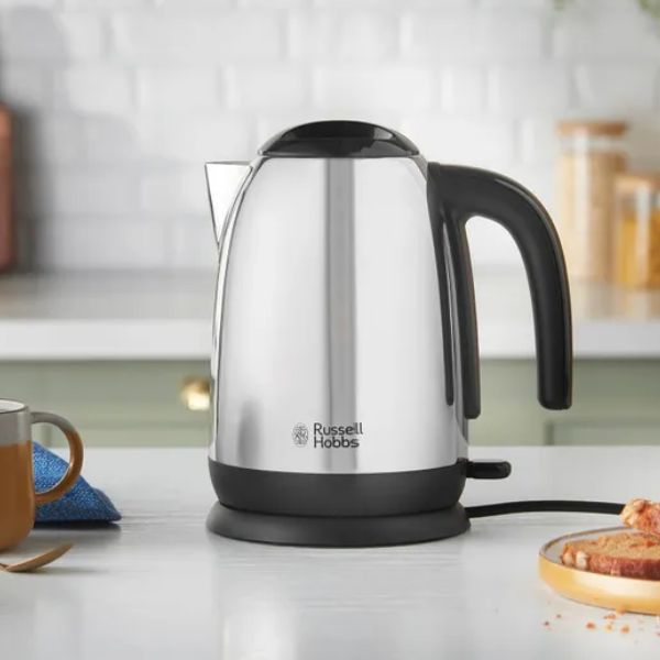 Russell Hobbs Adventure Kettle - Polished (open handle) 23911 at Napev GH