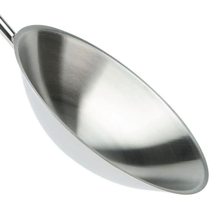 SKK Professional Stainless Steel Wok, With Round Base at Napev GH