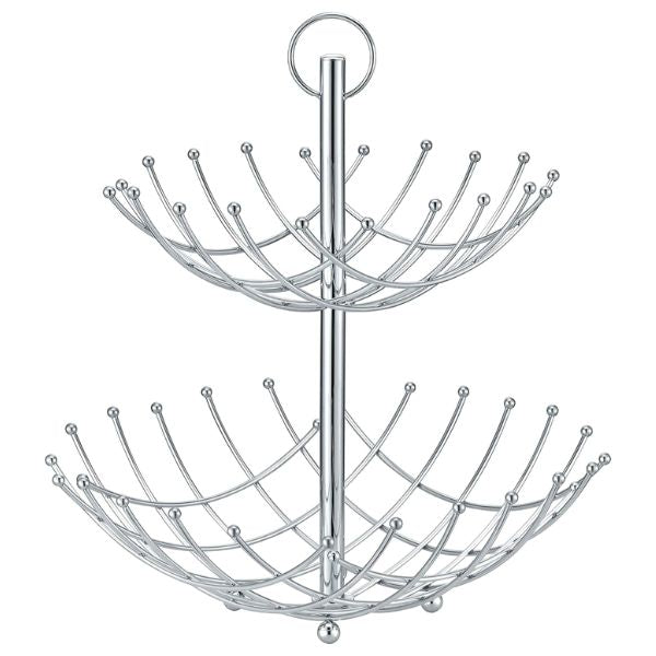 SQ Professional Chrome 2 Tier Fruit Stand at Napev GH