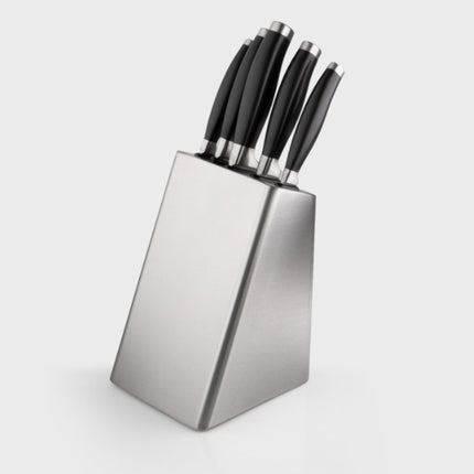 Sabatier Professional Five Piece Stainless Steel Knife Block at Napev GH