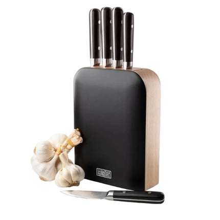 Sabatier Professional Five Piece Upright Knife Block - Black at Napev GH
