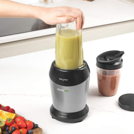 Salter Nutripro Blender & Blending Cups - Black at Napev GH