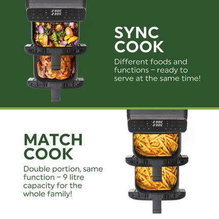 Salter VertiCook Ultra View Air Fryer - 9L