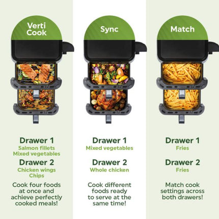 Salter VertiCook View Air Fryer - 9L at Napev GH