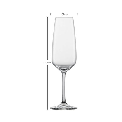 Schott Zwiesel Sparkling Wine Glass Tulip 283ml | Pack Of 4 at Napev GH