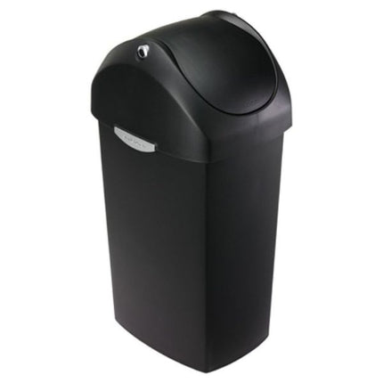 Simplehuman 60L Swing Top Plastic Bin Black at Napev GH
