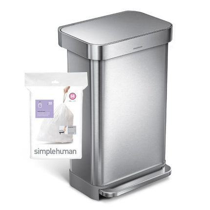 Simplehuman custom fit liners- Code M | Pack of 20 at Napev GH