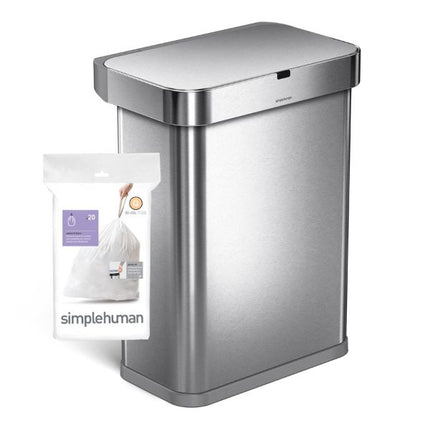 Simplehuman custom fit liners- Code Q | 60 Liners | at Napev GH
