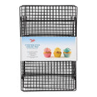 Front view of the black Tala 3-tier non-stick cake cooling rack, 40 × 25 cm, with product sleeve