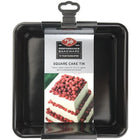 Square cake tin with Tala brand packaging on a white background