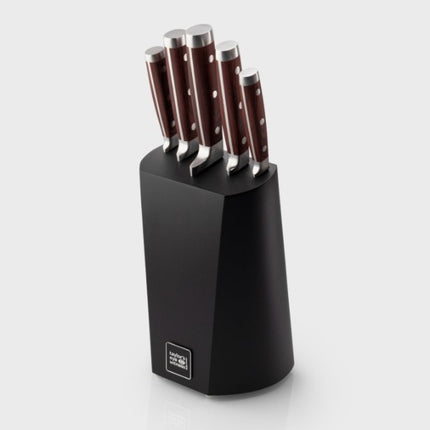 Taylor's Eye Witness Hexham Five Piece Pakkawood Knife Block Set at Napev GH