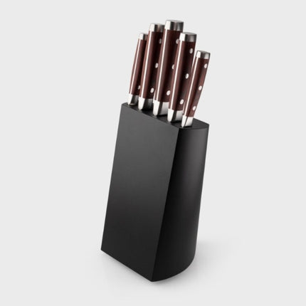 Taylor's Eye Witness Hexham Five Piece Pakkawood Knife Block Set at Napev GH