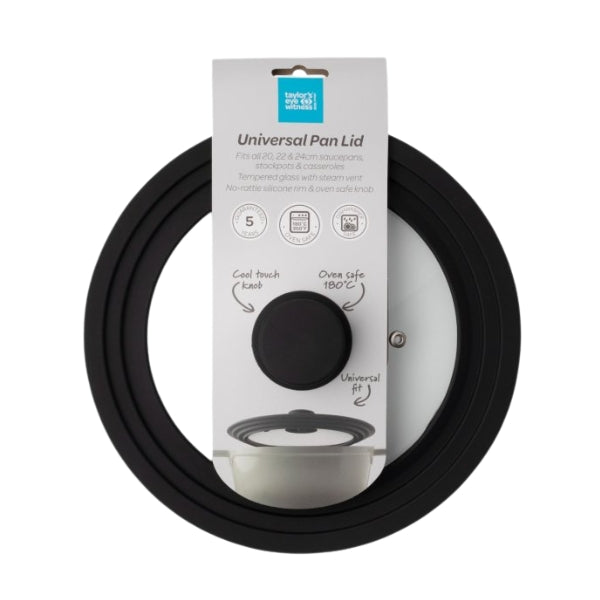 Taylor's Eye Witness Medium Universal Glass & Silicone Pan Lid at Napev GH