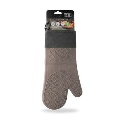 Taylor's Eye Witness Steamproof Silicone Oven Glove, Grey at Napev GH