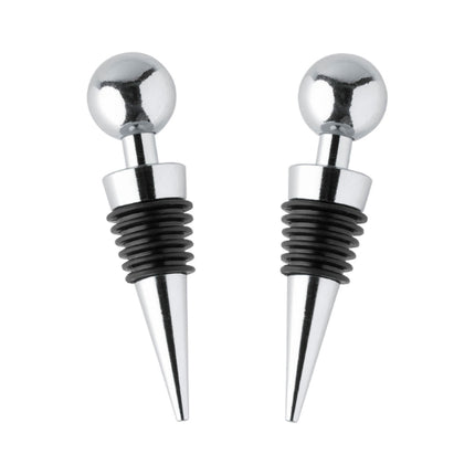 Taylor's Eye Witness Taproom Two Piece Chrome Ball Bottle Stopper Set at Napev GH