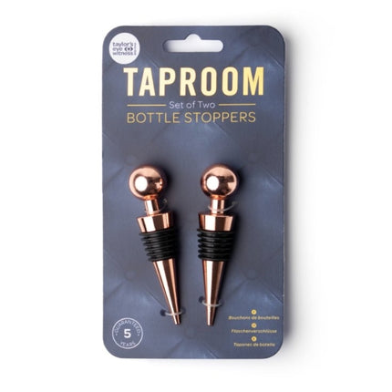 Taylor's Eye Witness Taproom Two Piece Rose Gold Ball Bottle Stopper Set at Napev GH