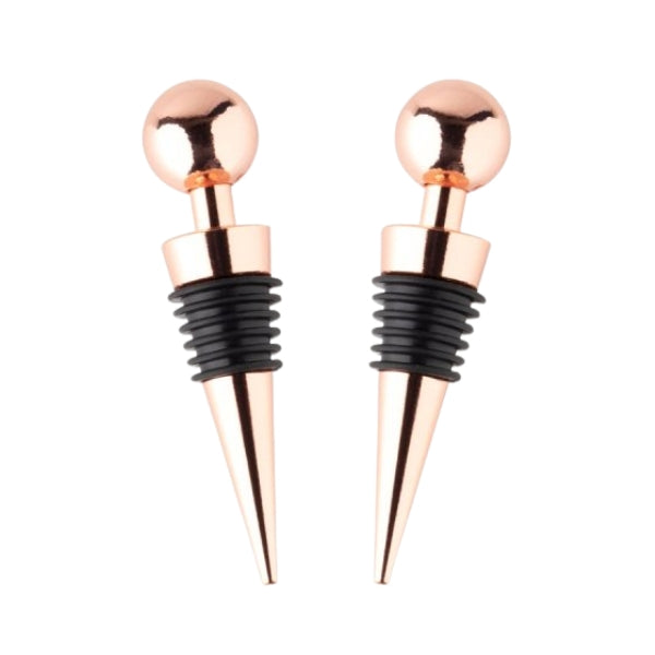 Taylor's Eye Witness Taproom Two Piece Rose Gold Ball Bottle Stopper Set at Napev GH