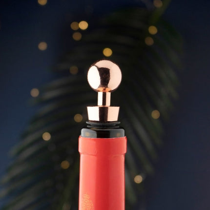 Taylor's Eye Witness Taproom Two Piece Rose Gold Ball Bottle Stopper Set at Napev GH